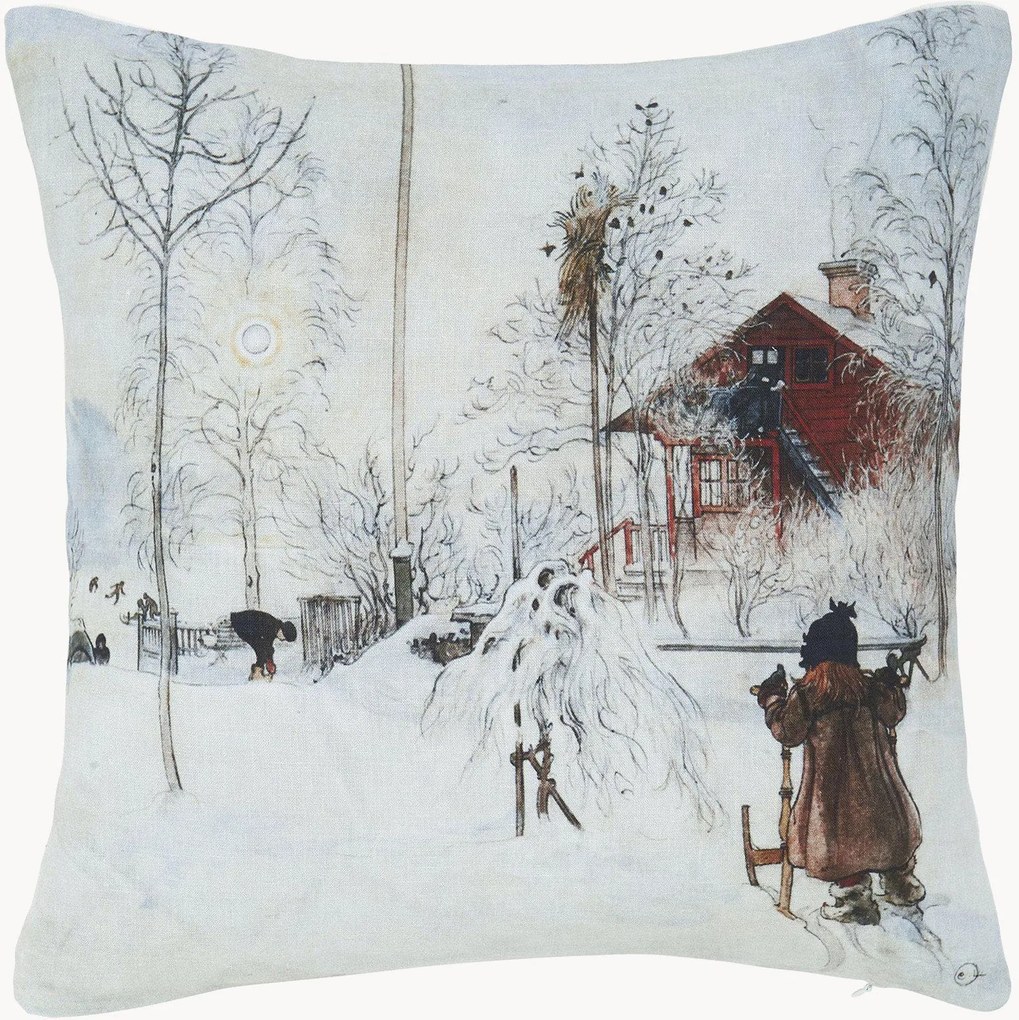 Capa de almofada decorativa em linho Gården