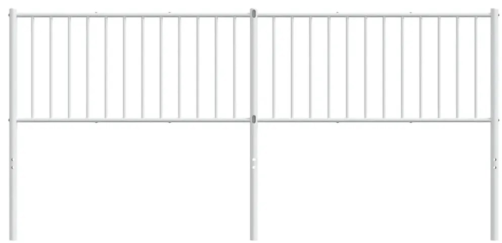 Cabeceira de cama 193 cm metal branco