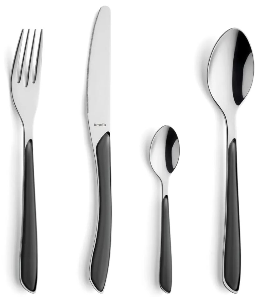 443385 Amefa Conjunto de talheres 24 pcs Eclat cinzento ardósia