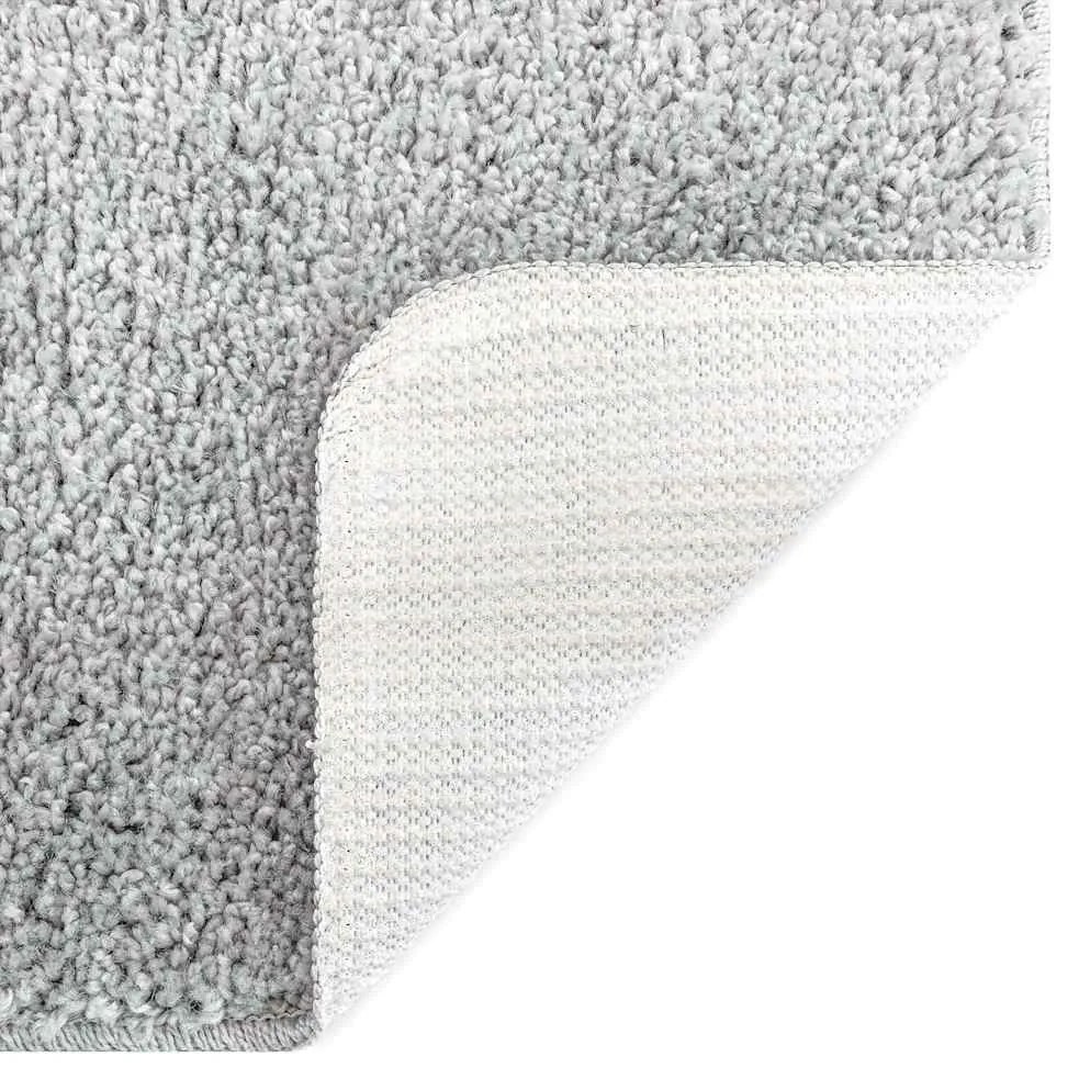 Conjunto de Tapetes de Banho 2 Peças Cinzento Polipropileno Antiderrap