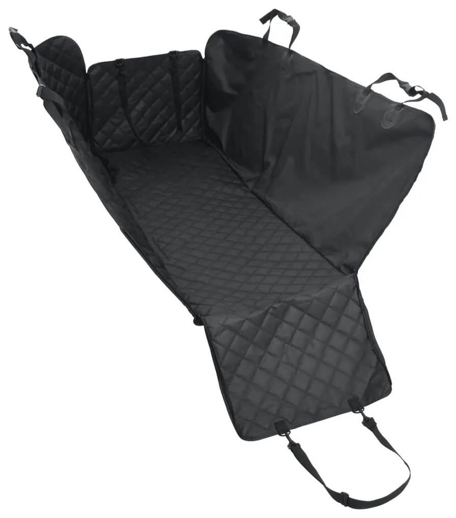 Cobertura de assento de carro para cão 137x46x50 cm preto