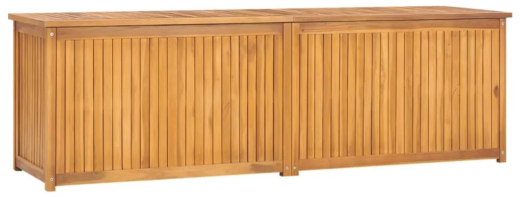 Caixa para jardim 175x50x55 cm madeira de teca maciça