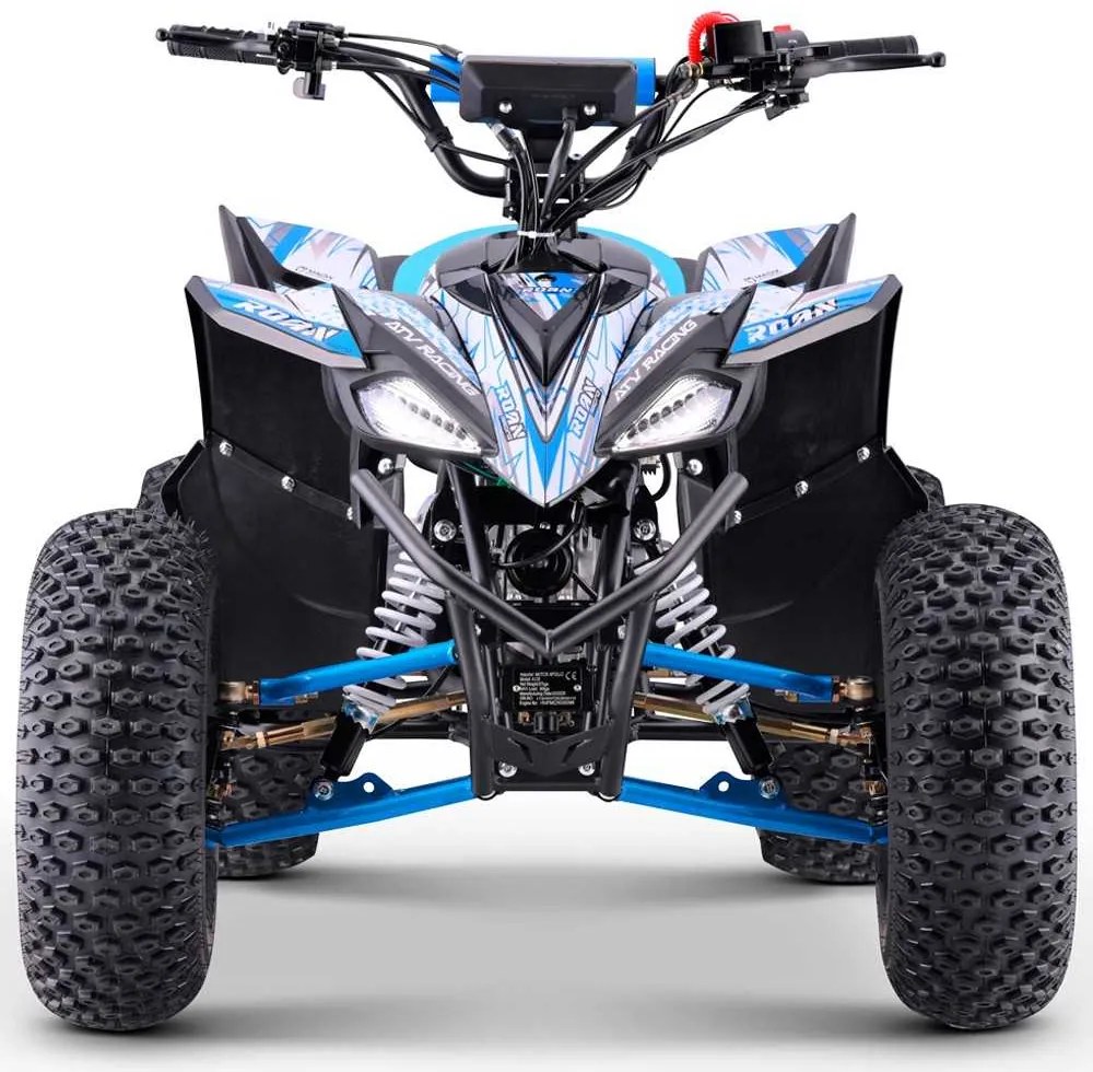 MINI MOTO 4 GASOLINA PARA CRIANÇAS 125cc Roan Ratte R8 automático Azul