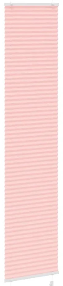 Rosa Plissada Cega 40x200 cm Largura Tecido 39,4 cm Poliéster
