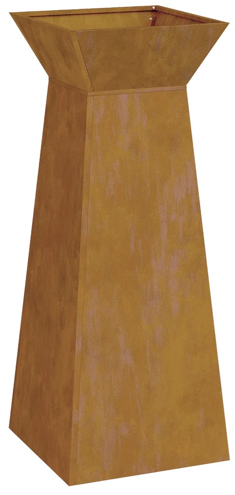 Suporte para Plantas Aço Envelhecido 40 x 40 x 101 cm