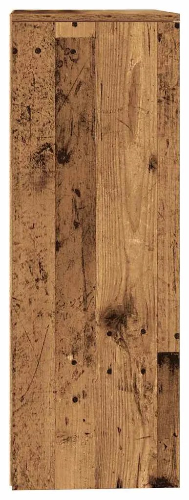 Aparador com 6 gavetas 50x34x96 cm deriv. madeira madeira velha