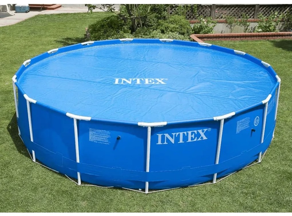 Intex Cobertura para piscina solar redonda 488 cm