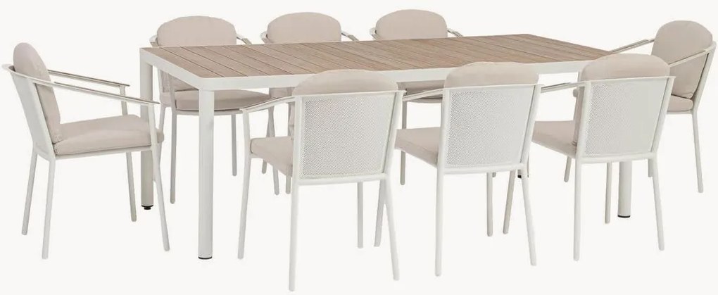 Conjunto lounge de jardim Ulises, conjunto de 9