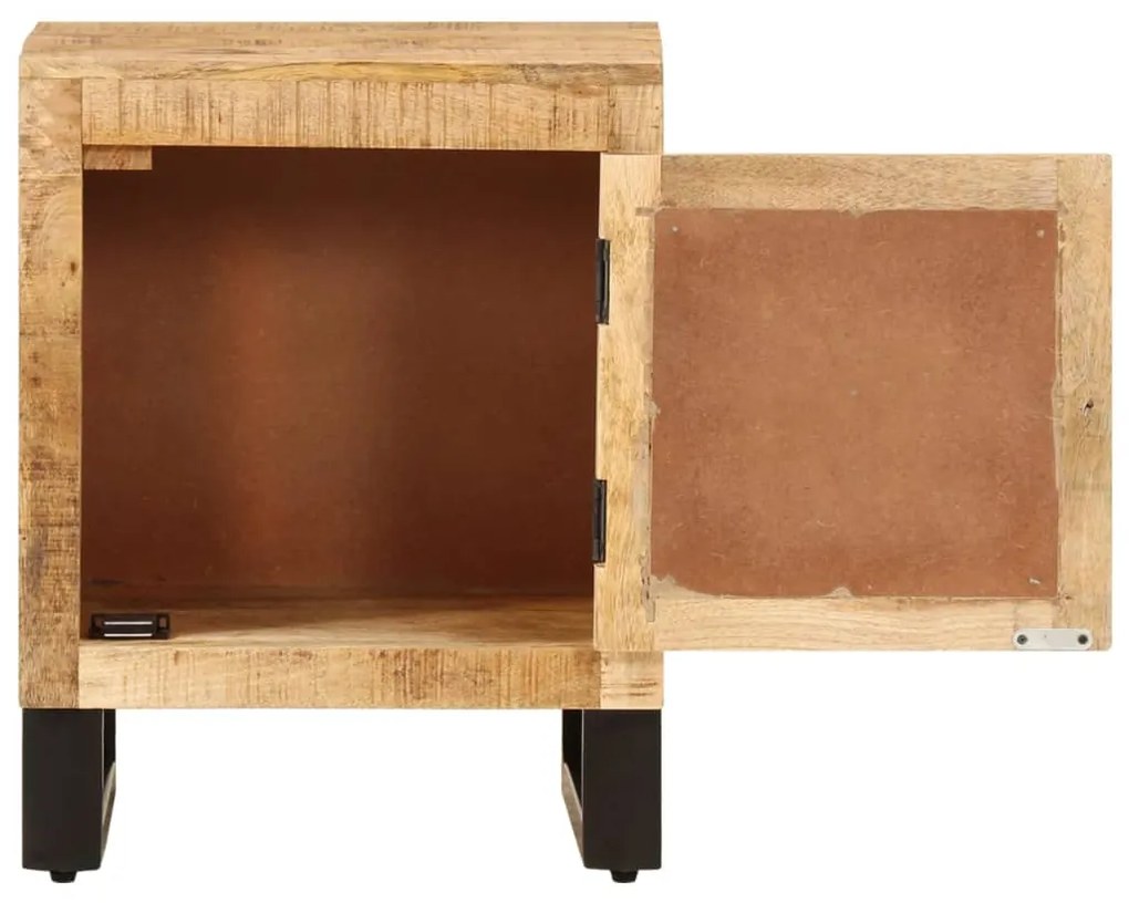 Mesa de cabeceira 40x30x50 cm madeira de mangueira maciça