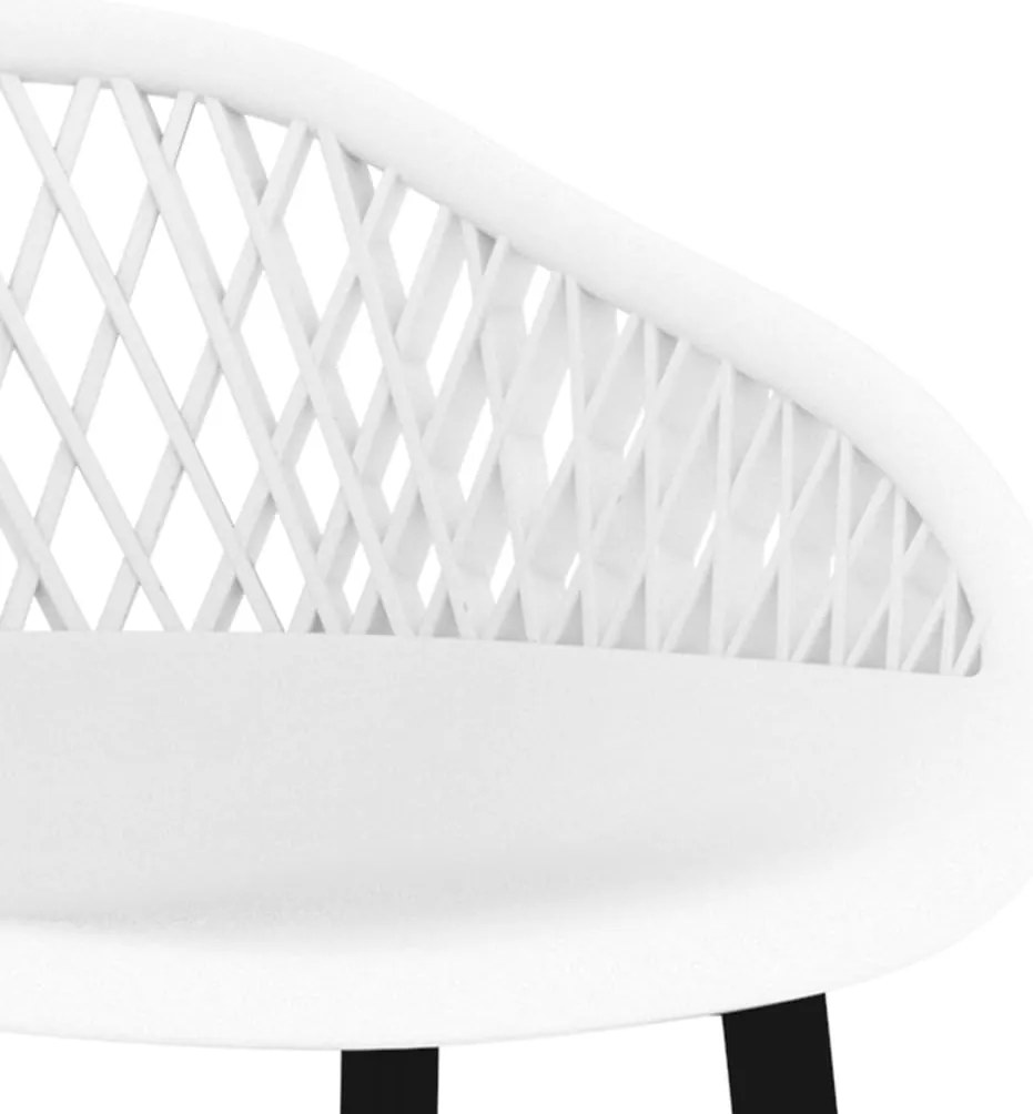 Cadeiras de bar 4 pcs branco