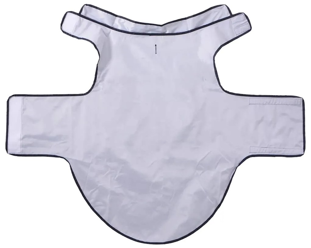 Capa de chuva para cães com tiras reflectoras azul-marinho 4XL