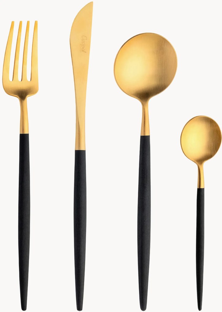 Conjunto de talheres artesanal Goa, vários tamanhos