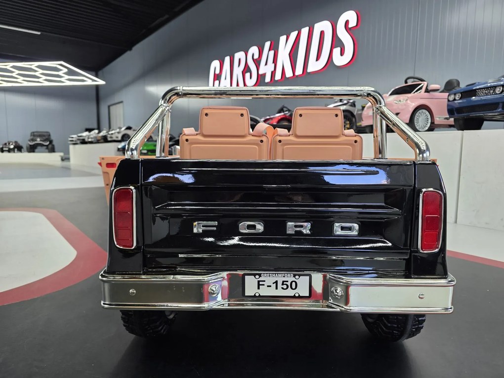 Carrinha Infantil bateria 24V Ford F-150 Classica, 2 Lugares, pneus EVA Preta