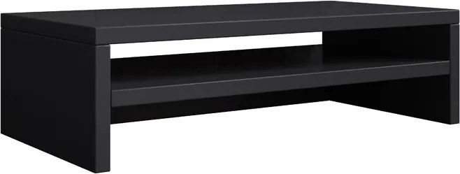 Suporte de Monitor Covas – 46x13 cm – Preto Brilho com 2 Compartimento