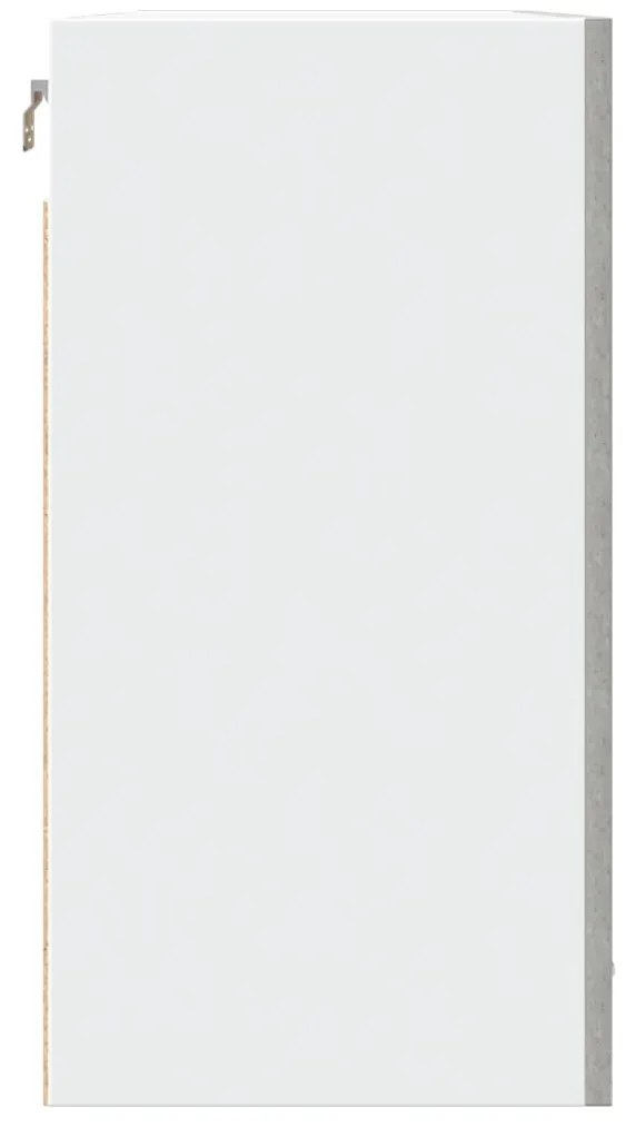 Armário suspenso “Lyon” 80x31x60 cm cinza cimento