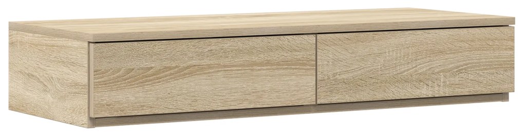 Estrutura de Cama de Armazenamento Carvalho Sonoma 75x190 cm