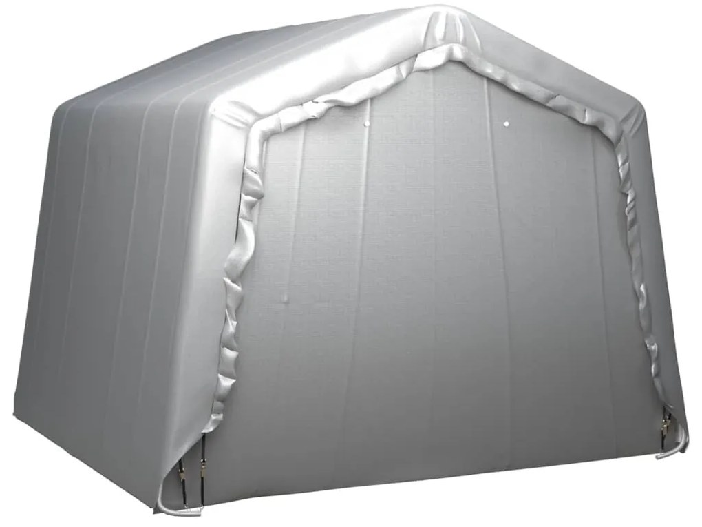 Tenda de armazenamento 300x300 cm aço cinzento