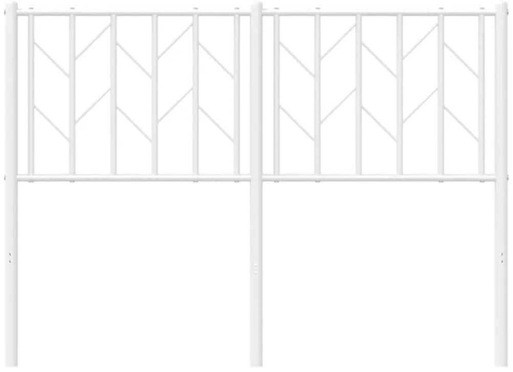 Cabeceira de cama 120 cm metal branco