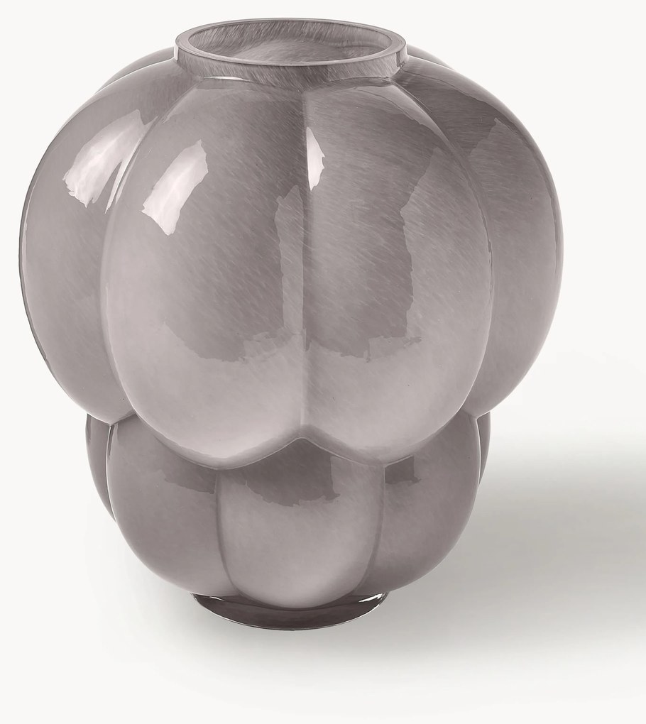 Jarra em vidro artesanal Uva, Alt 35 cm