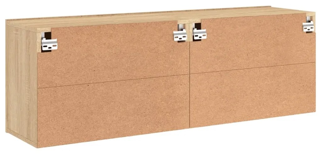 Móveis de parede para TV 2 pcs 60x30x41 cm carvalho sonoma