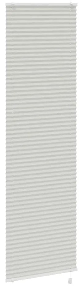 Cinzento Luz Plissada Cega 60x200 cm Largura Tecido 59,4 cm