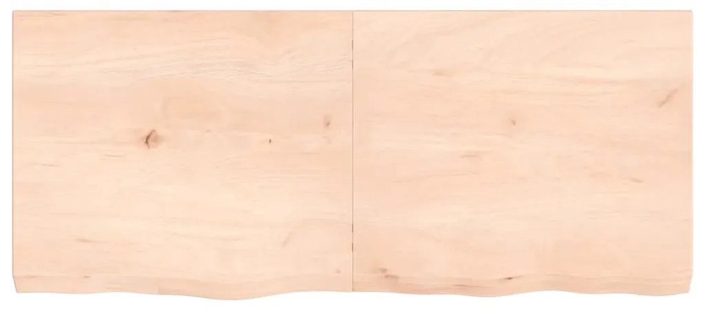 Prateleira de parede 140x60x(2-6)cm carvalho maciço não tratado