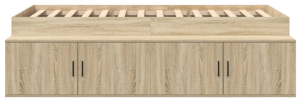 Cama com Armazenamento Carvalho Sonoma 90x190 cm