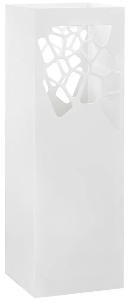 246799 vidaXL Suporte para guarda-chuvas pedras em aço branco