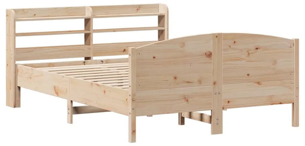 Cama sem colchão 150x200 cm madeira de pinho maciça