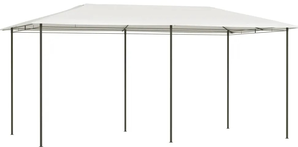 Gazebo 2,98x5,3x2,59 m 160 g/m² cor creme