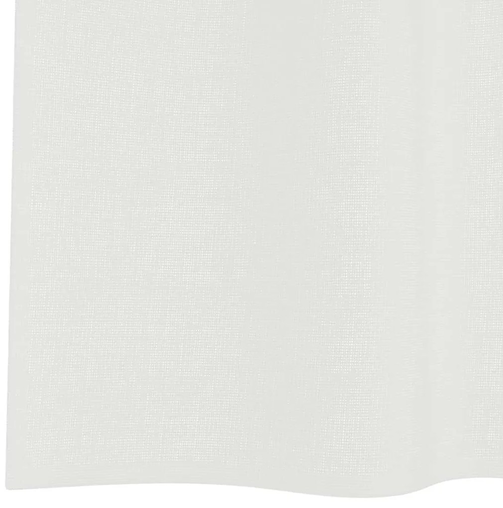 Cortinas de voile com laços 2 pcs branco 140x175 cm