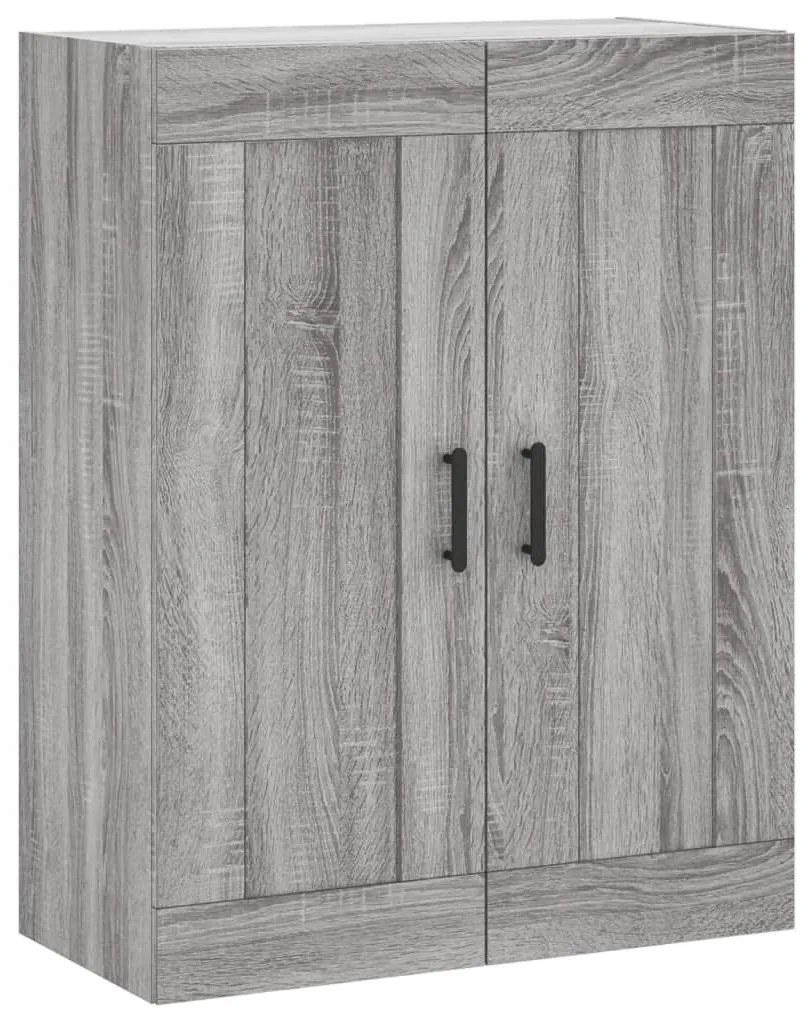 Armário alto 69,5x34x180 cm derivados de madeira sonoma cinza