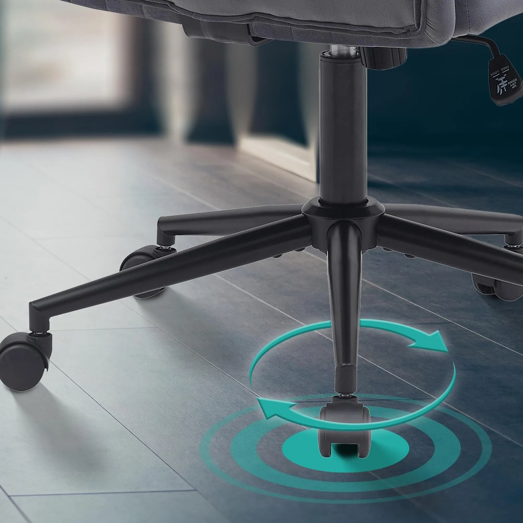 Cadeira de Escritório Kingman Cinzento Escuro