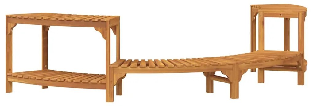 Surround para Hidromassagem Semicircular 252x111.5x55.5 cm Madeira Mac
