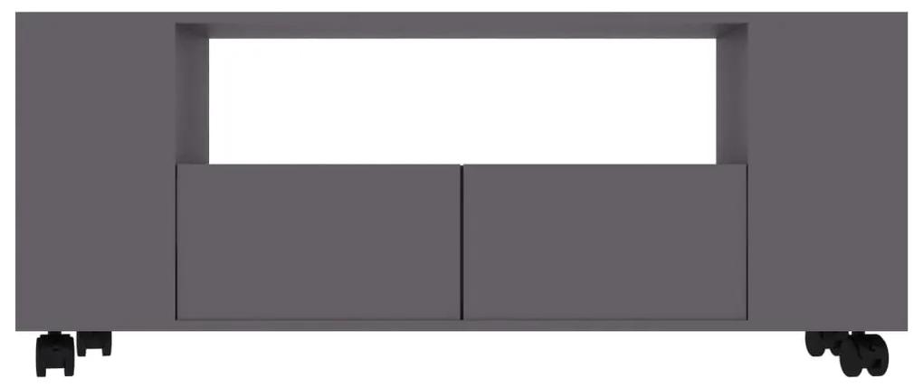 Móvel de TV 120x35x48 cm derivados de madeira cinzento