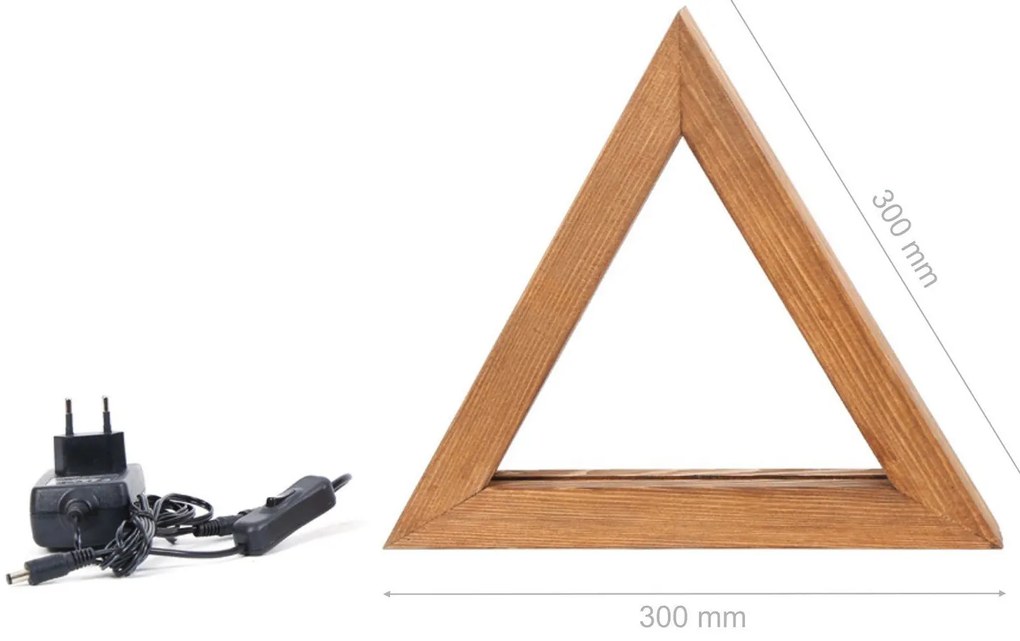 Candeeiro de Mesa KN08 – Castanho – 30 x 30 x 5 cm