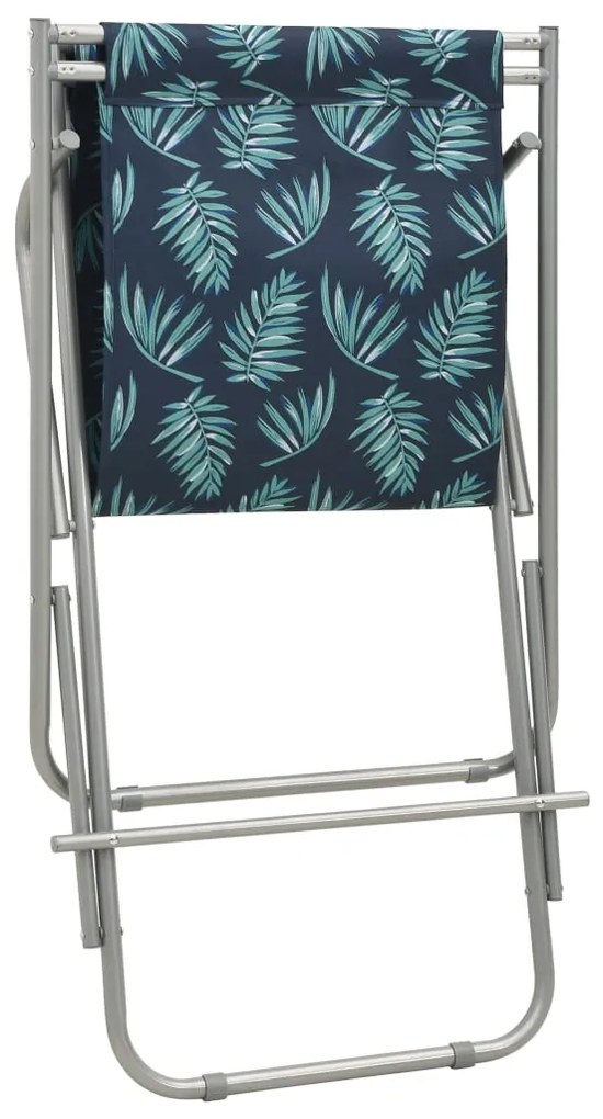 Cadeiras de baloiço 2 pcs aço estampagem de folhas