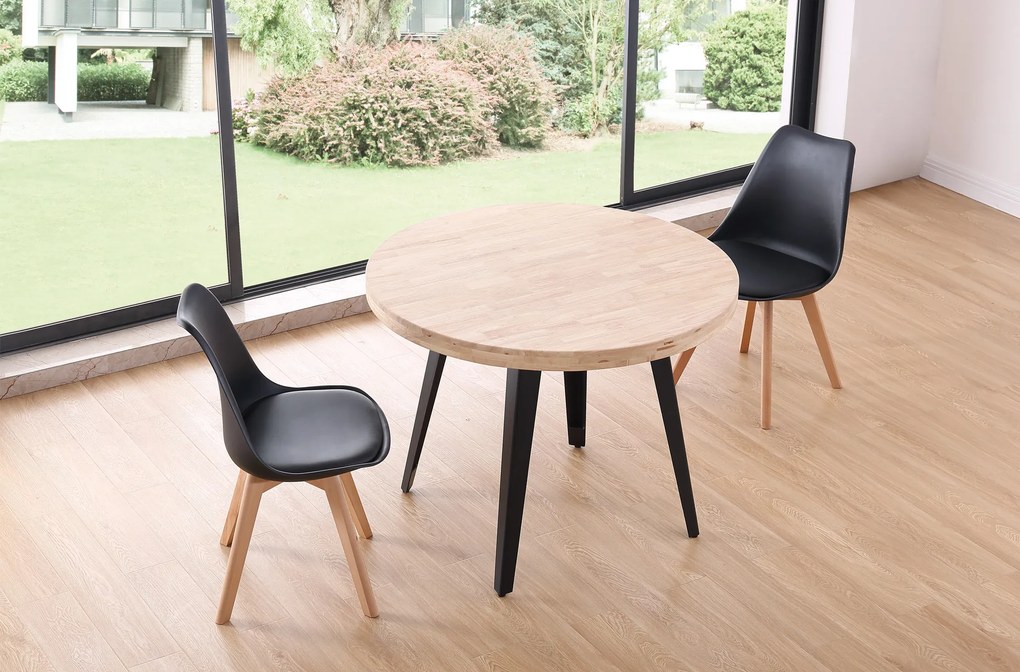 Mesa BERG Fixa (Madeira/Metal | 100cm)