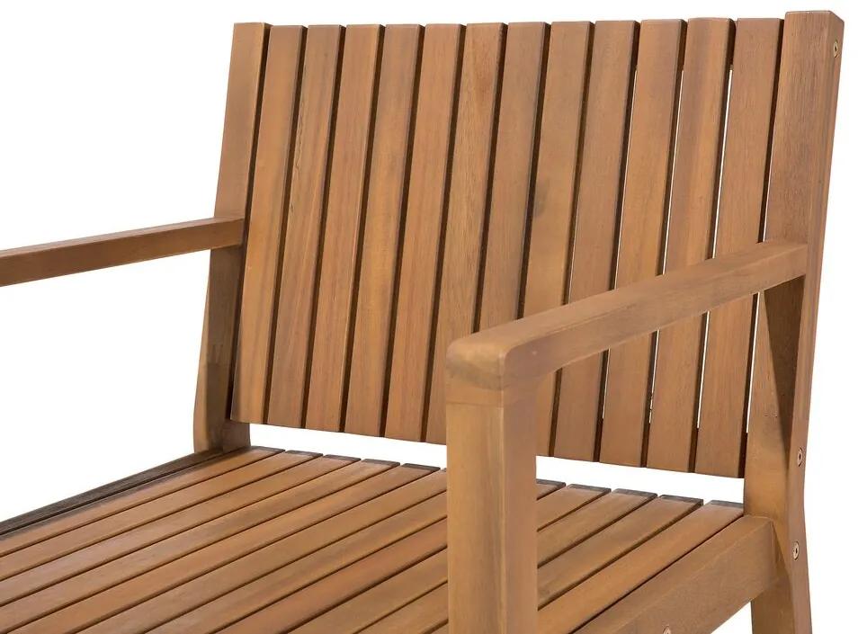 Cadeira de jardim em madeira de acácia SASSARI Beliani