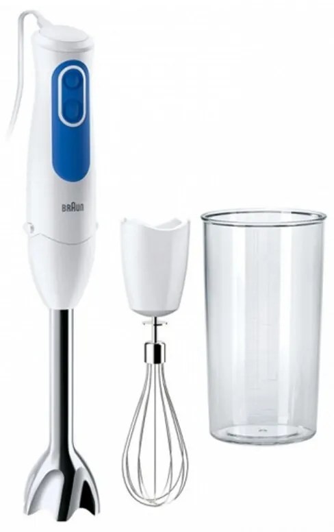 Batedeira de Imersão Braun Multi Quick 3 Inox Azul Branco 700 W 600 Ml