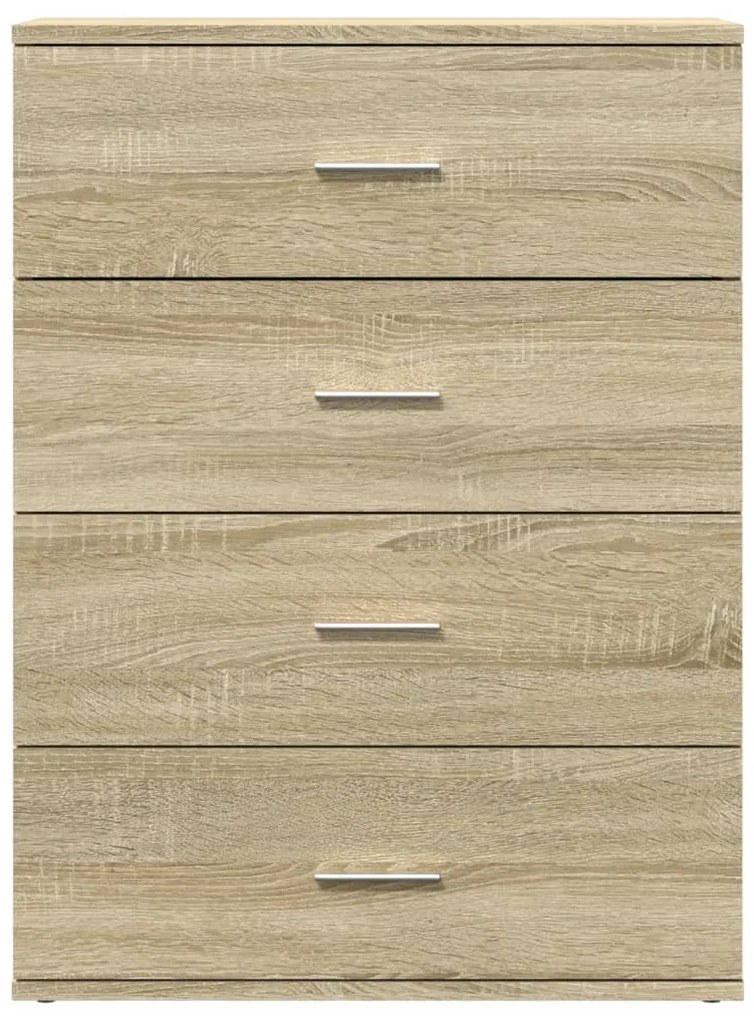 Aparadores 2 pcs 60x39x80 cm derivados madeira carvalho sonoma