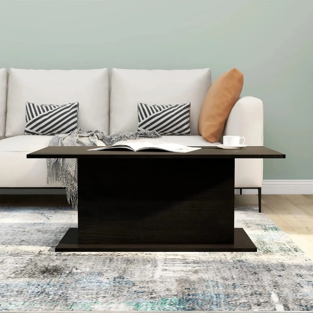 Mesa de centro 102x55,5x40 cm derivados de madeira preto