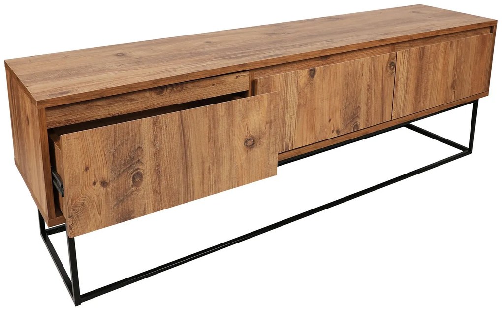 Móvel TV Lupin – Nogueira – 140 cm x 50 cm x 40 cm
