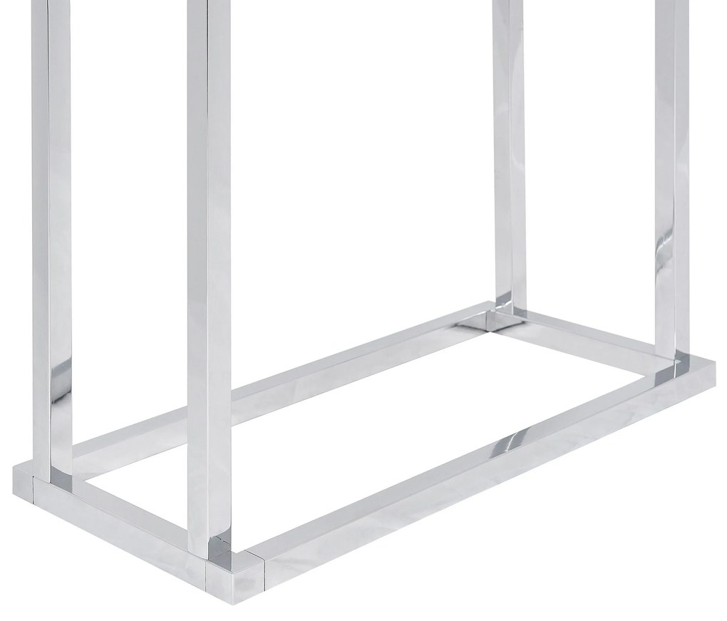 Toalheiro prateado 45 x 85 cm RECREO Beliani