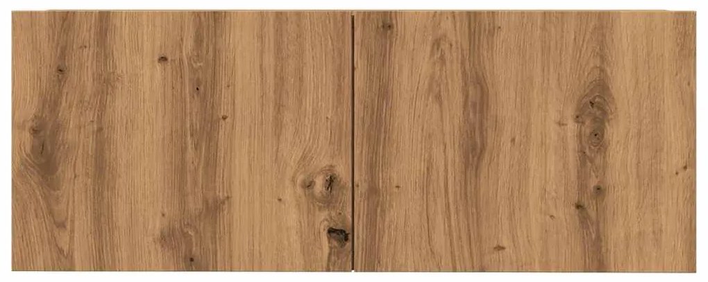 Móveis de parede para TV 2 pcs 80x30x30 cm carvalho artisiano