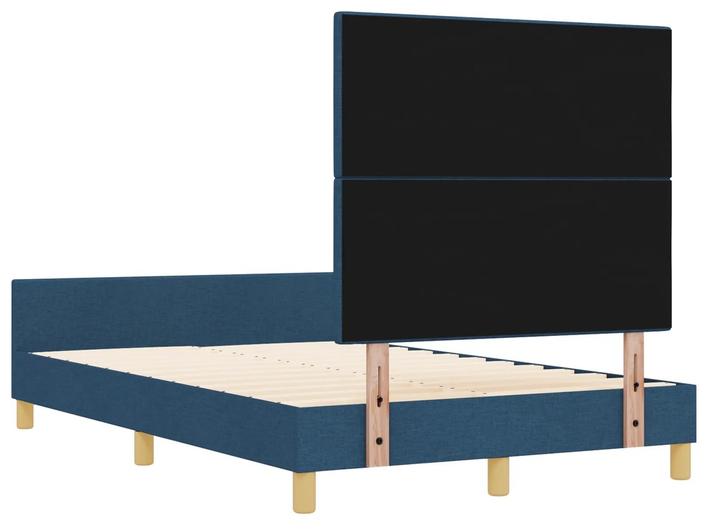 Cama vidaXL Azul 120x190 cm em Tecido