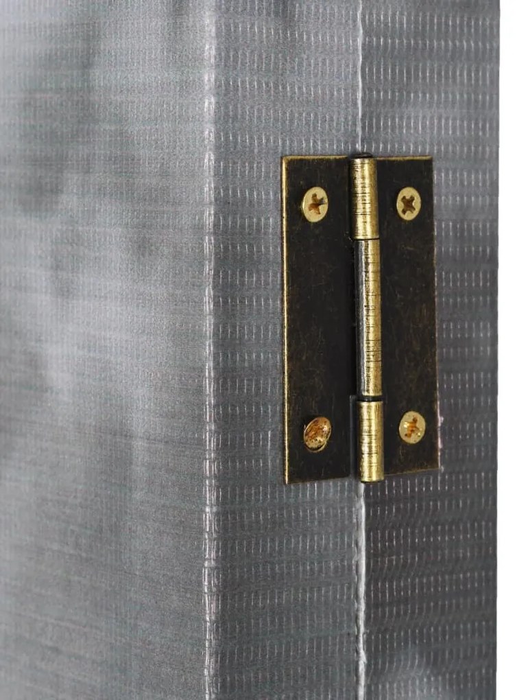 Biombo dobrável autocarro londrino 160x170 cm preto e branco