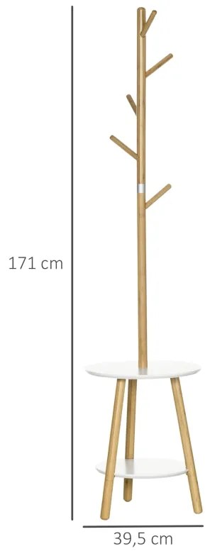 Cabide de Pé Carina em Bambú - Design Nórdico