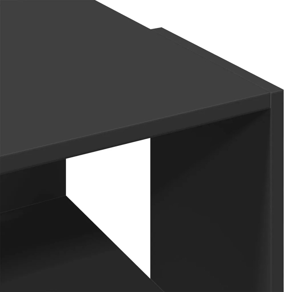 Mesa de centro 89,5x48x30 cm derivados de madeira preto