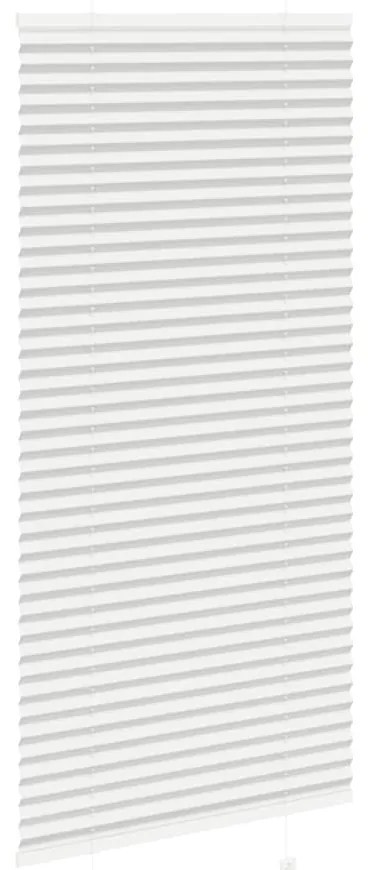 Cinzento Luz Plissada Cega 60x100 cm Largura Tecido 59,4 cm